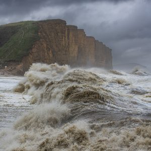 Storm Ciaran at West Bay