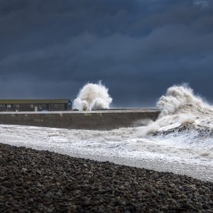 Storm Ciaran at Lyme Regis