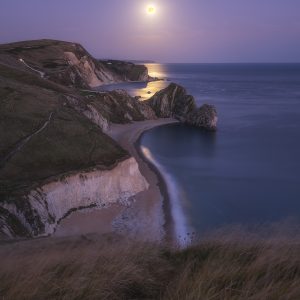 Durdle Door Harvest Supermoon