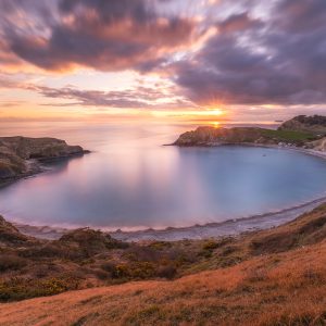 Lulworth Cove Sunset